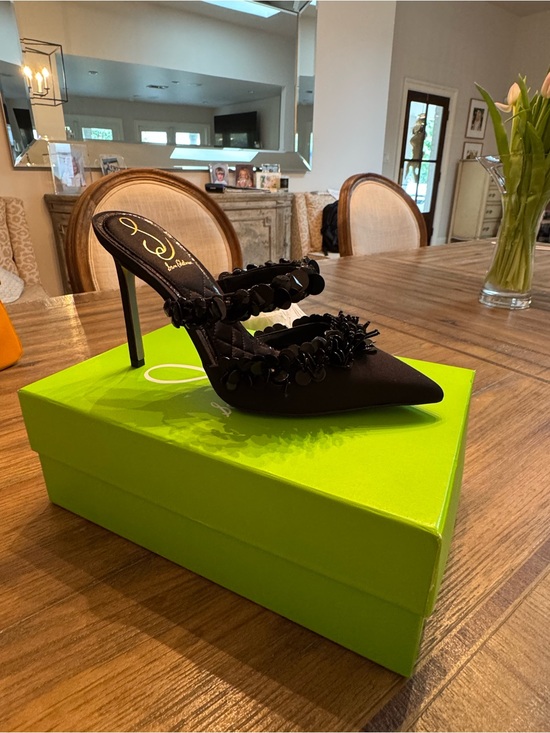 Sam Edelman Shoes - Sam Edelman Black Embellished Pointed Toe Mule